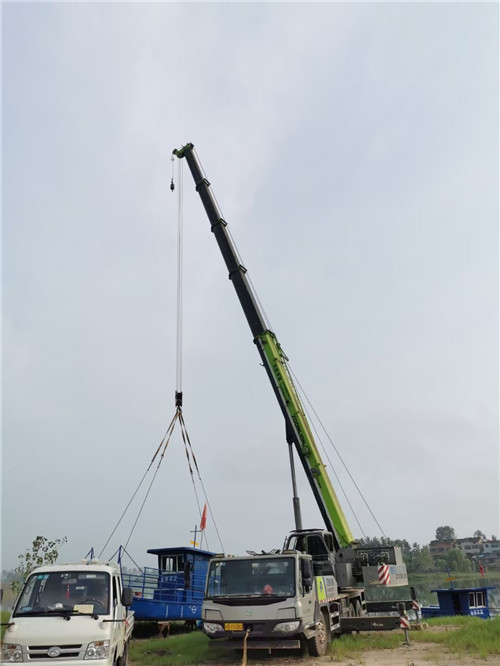 常德市桥梁建设吊装案例